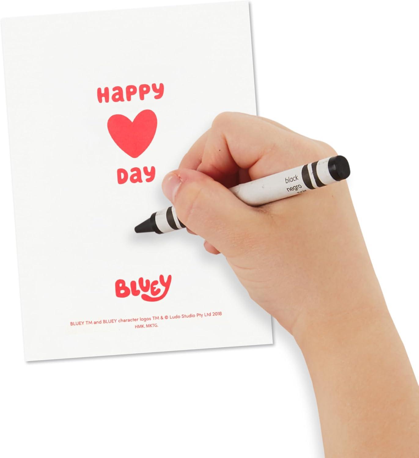 imageHallmark Bluey Valentines Day Cards and Stickers for Kids School 24 Classroom Valentines with EnvelopesBluey Valentines with Stickers