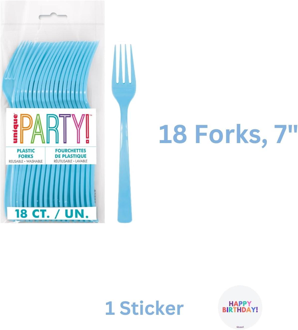 imageUnique Bluey Birthday Party Supplies Set for 16 Guests Bluey Plates and Napkins Forks Sticker Birthday Decorations Party Decorations