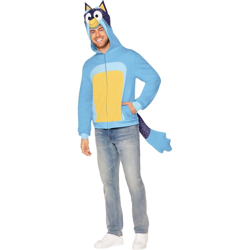 imageSpirit Halloween Adult Bluey Costume Top Officially Licensed Easy Family Halloween Costumes for Men and Women