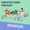 Bluey Advent Calendar Pack Toys for Girls and Boys, 24 Days of Surprises, Kids 2025 Advent Calendar w/Accessories, Stickers & Mini Christmas Tree(Advent Calendar – Mini Figures)