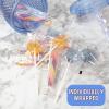 Bluey Rhinestone Tumbler with Candy Sticks and Lollipops Inside, Individually Wrapped Pieces, 24 Ounces