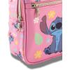 Fast Forward Bluey Mini Backpack for Kids & Adults | 10″ PU Leather Bluey Backpack Purse Featuring Bluey | Toddler Travel Bag, Small Backpack Bookbag for School, Travel, or Everyday Use | Ages 3+(Stitch)