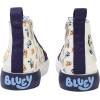 Ground Up Bluey Sneakers for Kids – Unisex High-top Bluey and Bingo Shoes with a Side Zipper so They Slip on!(Blue/White)