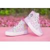 Ground Up Bluey Sneakers for Kids – Unisex High-top Bluey and Bingo Shoes with a Side Zipper so They Slip on!(Lilac)