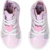 Ground Up Bluey Sneakers for Kids – Unisex High-top Bluey and Bingo Shoes with a Side Zipper so They Slip on!(Lilac)