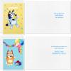 Hallmark Bluey Kids Birthday Card Assortment (16 Cards with Envelopes) Unicorn, Dance Mode, Hooray(Unicorn  Dance Mode  Hooray)