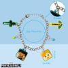 LUV HER Bluey 7″ Bracelet with Metal Charms – Bluey & Bingo – Ages 3+(Style 1)
