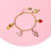 LUV HER Bluey 7″ Bracelet with Metal Charms – Bluey & Bingo – Ages 3+(Style 7)