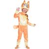 Disguise Bingo Costume for Kids, Official Bluey Character Outfit with Jumpsuit and Headpiece, Classic Toddler Size Small (2T)((12-18 mths))