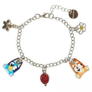 LUV HER Bluey 7″ Bracelet with Metal Charms – Bluey & Bingo – Ages 3+(Style 6)