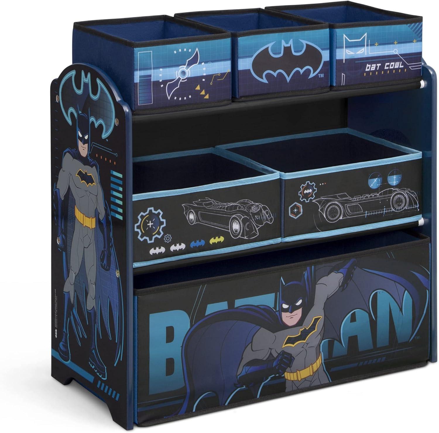 imageDelta Children Bluey Design amp Store 6 Bin Toy Storage Organizer Greenguard Gold Certified BlueBatman