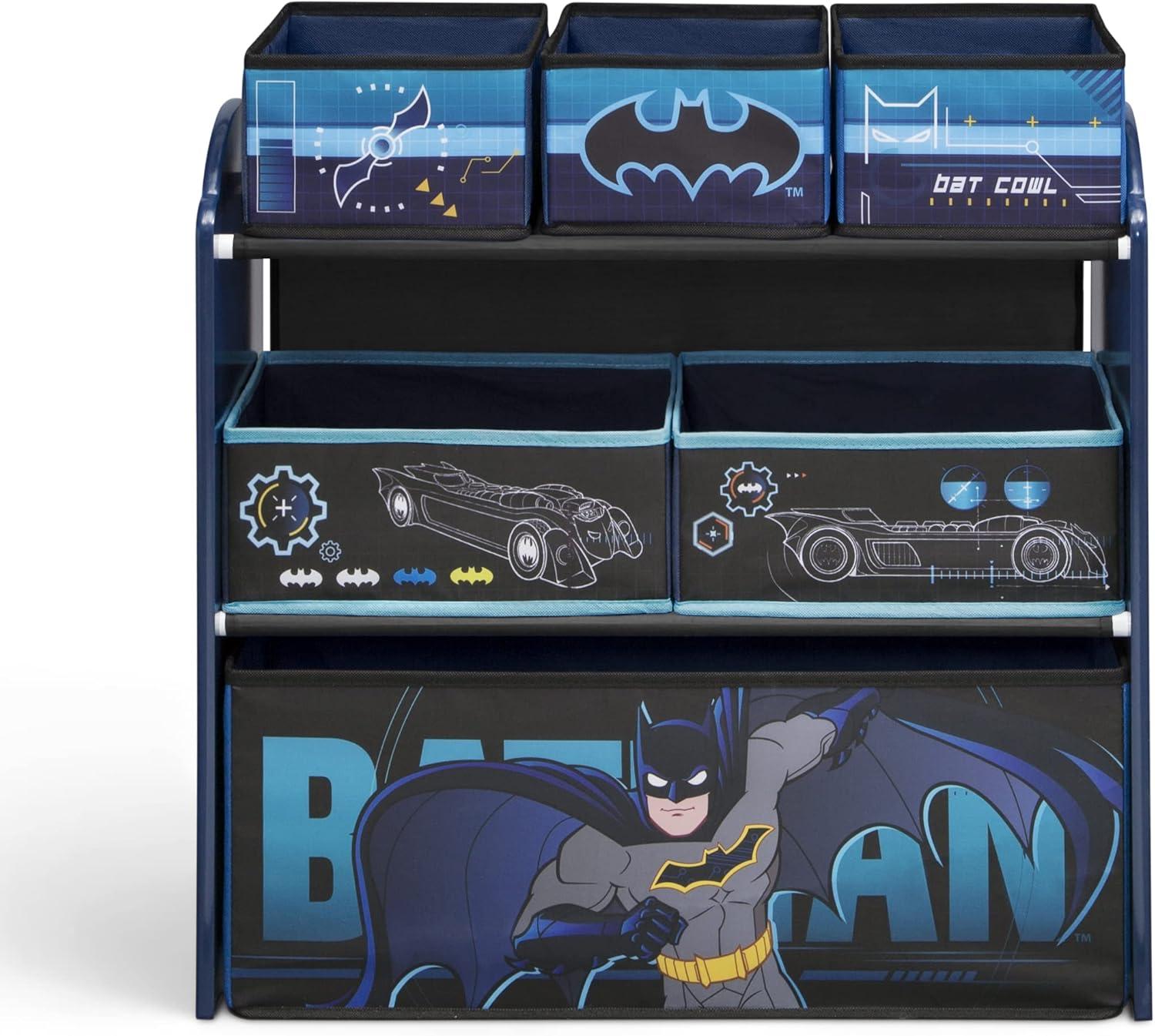 imageDelta Children Bluey Design amp Store 6 Bin Toy Storage Organizer Greenguard Gold Certified BlueBatman