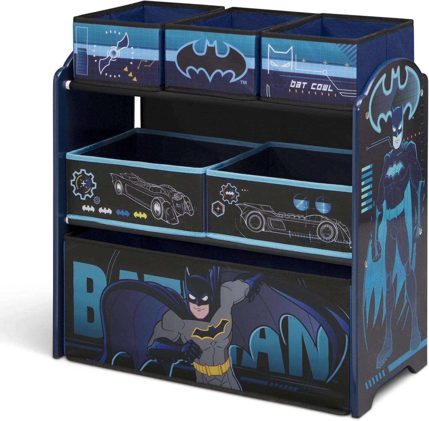 imageDelta Children Bluey Design amp Store 6 Bin Toy Storage Organizer Greenguard Gold Certified BlueBatman