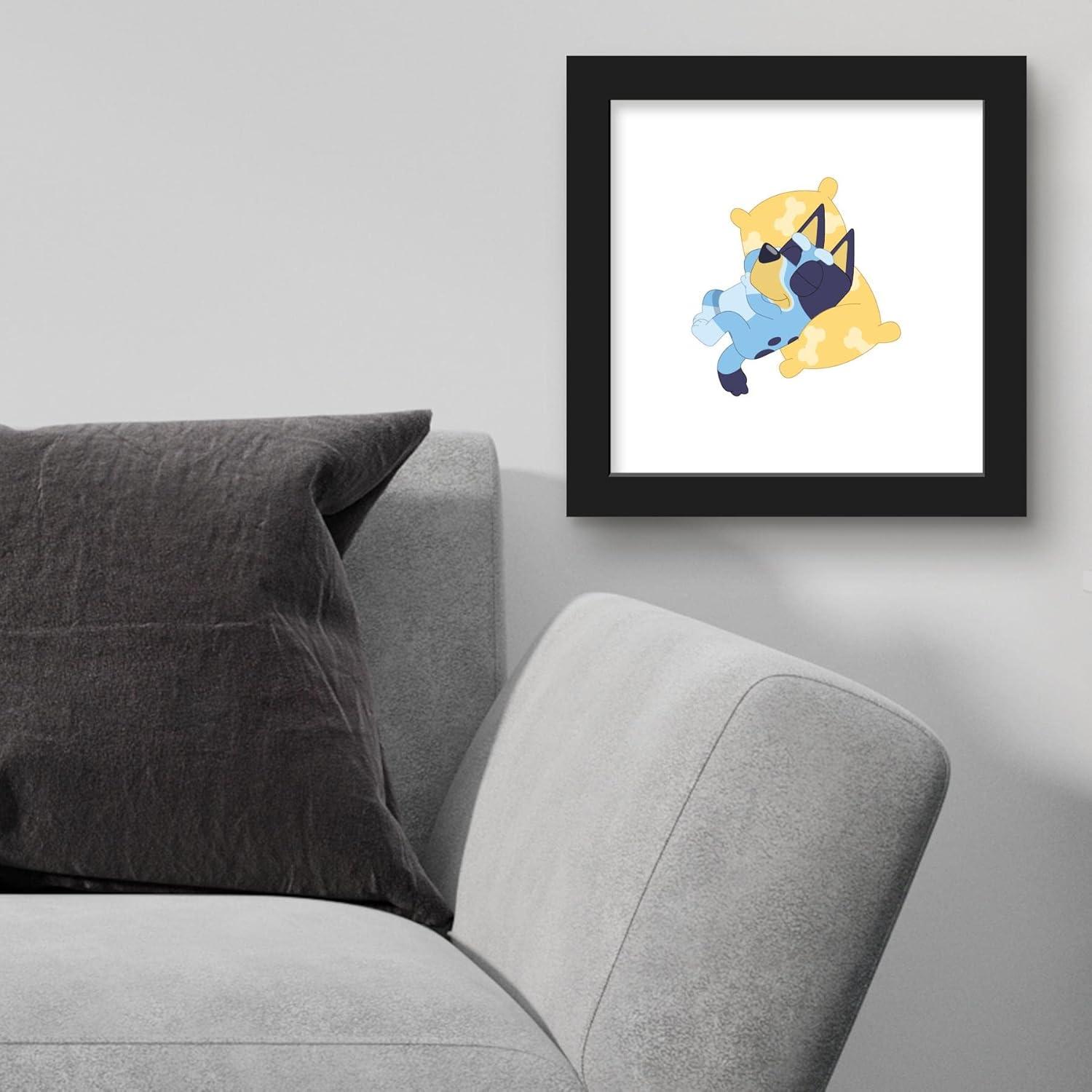 imageTrends International Gallery Pops Bluey Sweet Dreams Wall Art Wall Poster 1200 x 1200 White Frame VersionBlack Frame Version