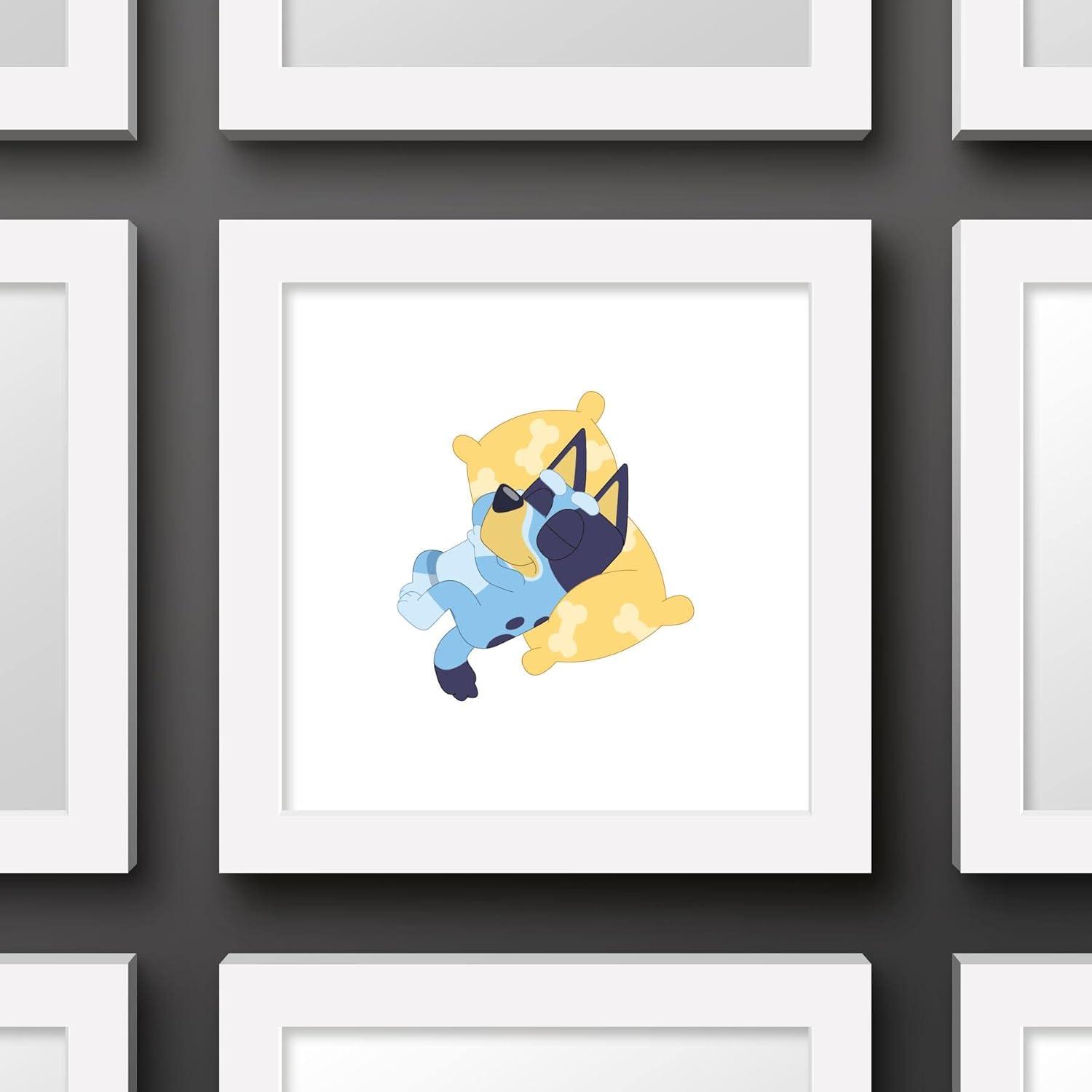 imageTrends International Gallery Pops Bluey Sweet Dreams Wall Art Wall Poster 1200 x 1200 White Frame VersionWhite Frame Version