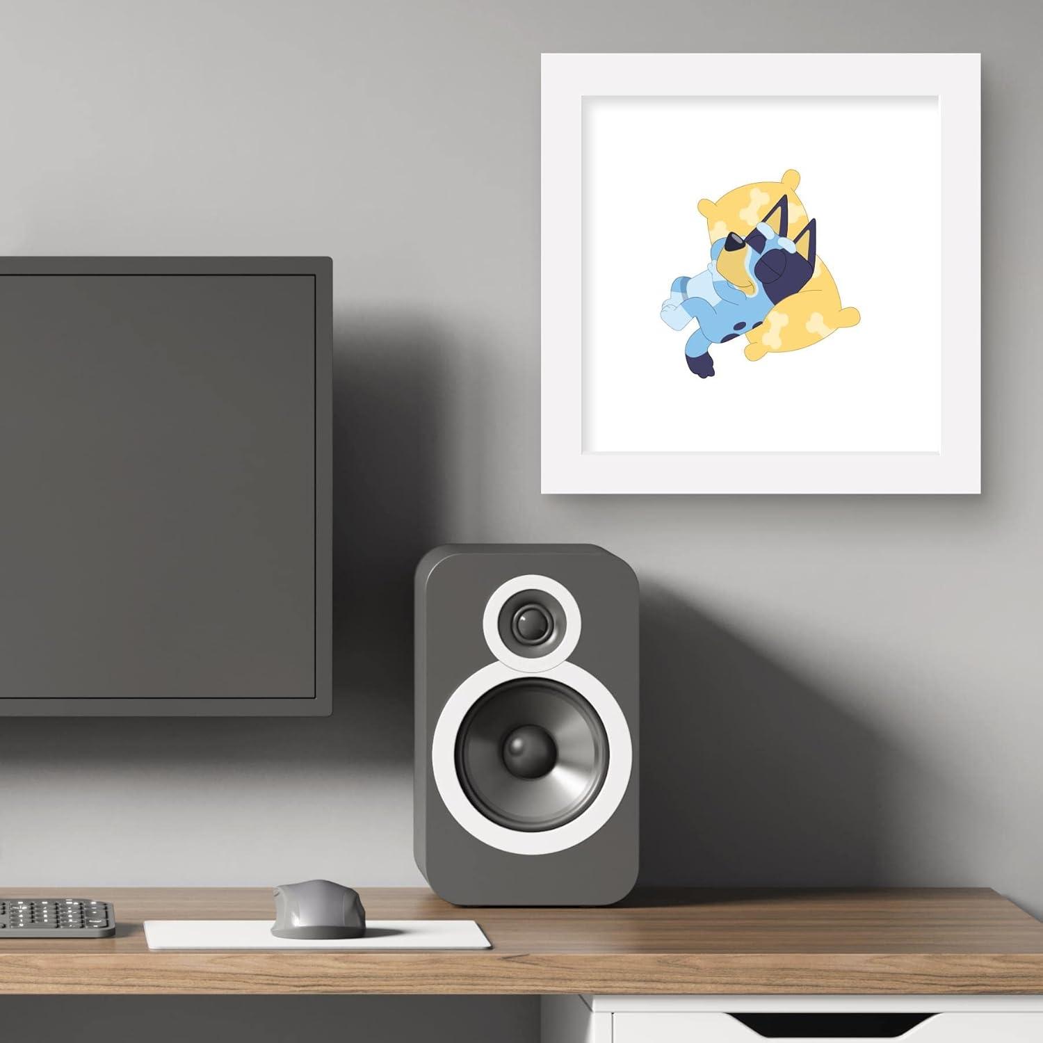 imageTrends International Gallery Pops Bluey Sweet Dreams Wall Art Wall Poster 1200 x 1200 White Frame VersionWhite Frame Version