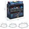 Delta Children – Bluey Design & Store 6 Bin Toy Storage Organizer – Greenguard Gold Certified, Blue(Batman)