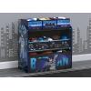 Delta Children – Bluey Design & Store 6 Bin Toy Storage Organizer – Greenguard Gold Certified, Blue(Batman)