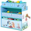 Delta Children – Bluey Design & Store 6 Bin Toy Storage Organizer – Greenguard Gold Certified, Blue(Bluey)