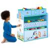 Delta Children – Bluey Design & Store 6 Bin Toy Storage Organizer – Greenguard Gold Certified, Blue(Bluey)
