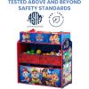 Delta Children – Bluey Design & Store 6 Bin Toy Storage Organizer – Greenguard Gold Certified, Blue(Paw Patrol Rescue Pups)