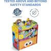 Delta Children – Bluey Design & Store 6 Bin Toy Storage Organizer – Greenguard Gold Certified, Blue(Sesame Street)