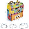 Delta Children – Bluey Design & Store 6 Bin Toy Storage Organizer – Greenguard Gold Certified, Blue(Sesame Street)