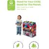 Delta Children – Bluey Design & Store 6 Bin Toy Storage Organizer – Greenguard Gold Certified, Blue(Spider-man)