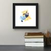 Trends International Gallery Pops Bluey – Sweet Dreams Wall Art Wall Poster, 12.00″ x 12.00″, White Frame Version(Black Frame Version)