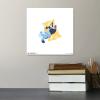 Trends International Gallery Pops Bluey – Sweet Dreams Wall Art Wall Poster, 12.00″ x 12.00″, White Frame Version(Unframed Version)