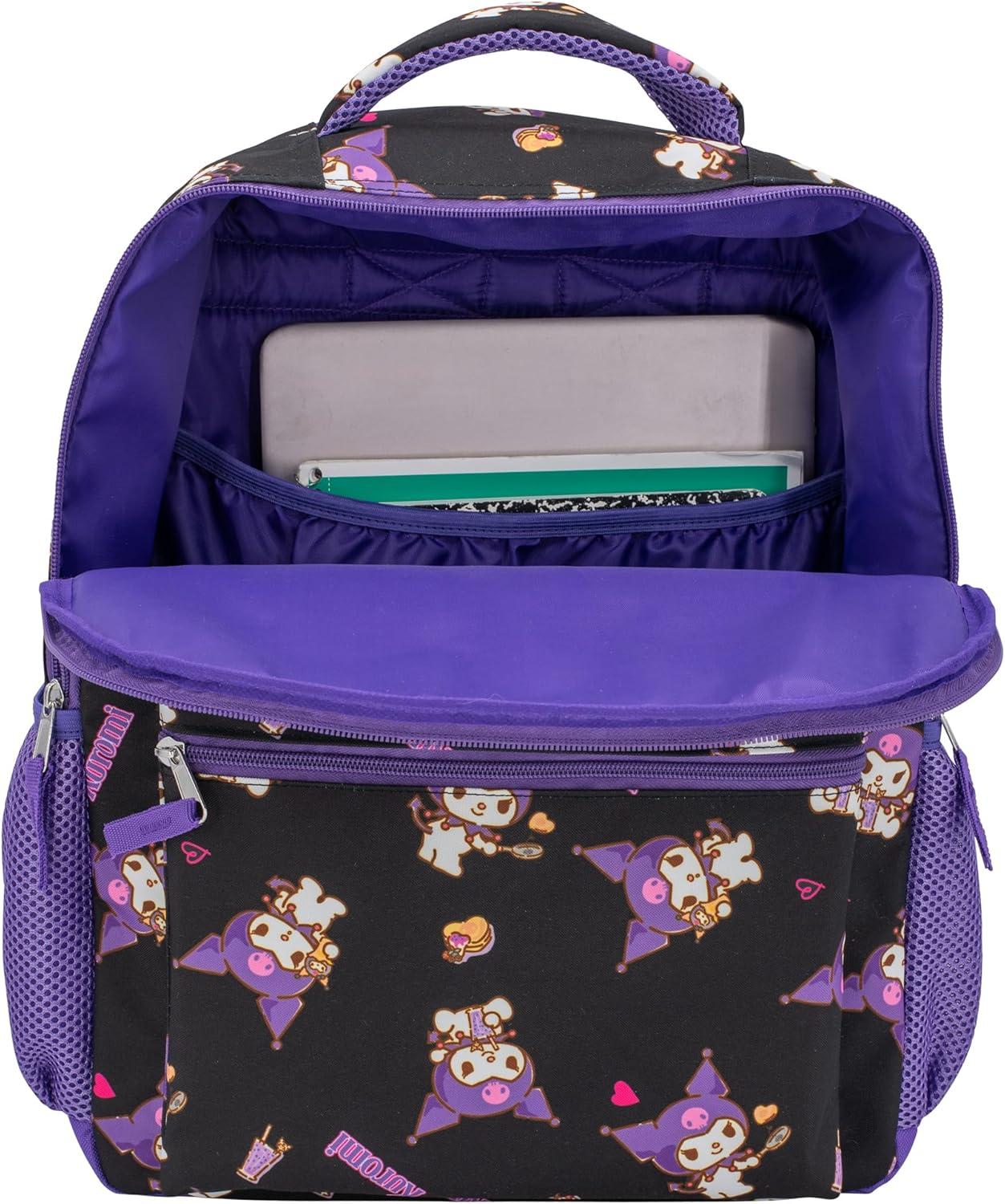 imageAI ACCESSORY INNOVATIONS Bluey amp Bingo 2 in 1 kids Backpack 16 School Bag with Insulated Pocket amp Bento Box for Boys amp Girls BlueKuromi