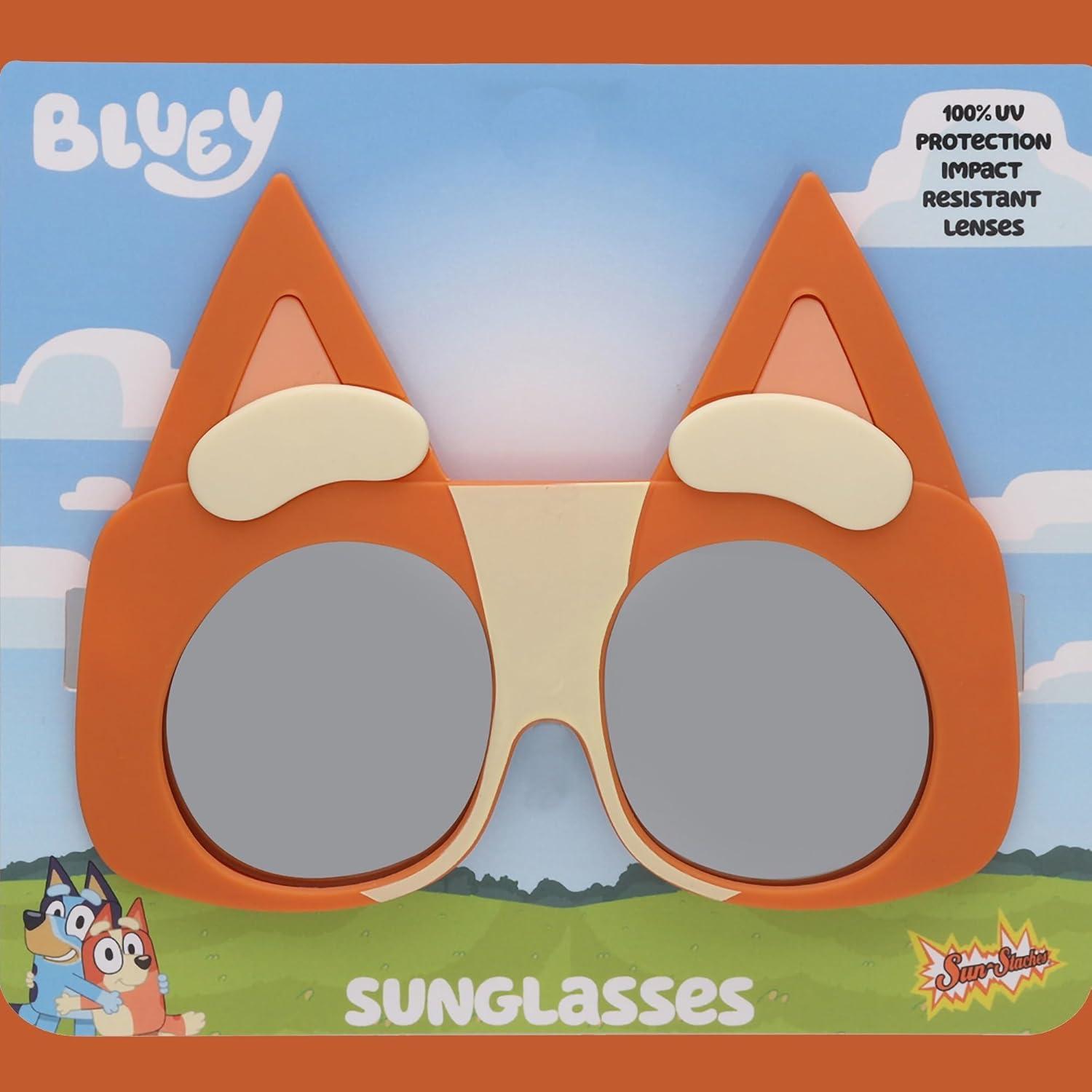 imageBLUEY Costume Sunglasses Bluey Bingo Bandit Chilli or Chattermax Costume Accessory Child and Adult SizeBingo