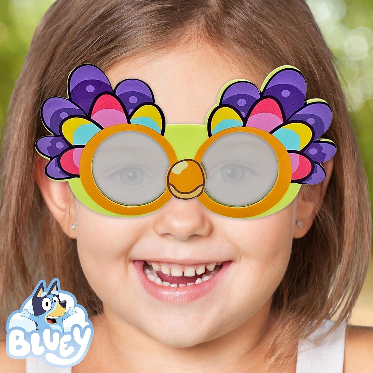 imageBLUEY Costume Sunglasses Bluey Bingo Bandit Chilli or Chattermax Costume Accessory Child and Adult SizeChattermax
