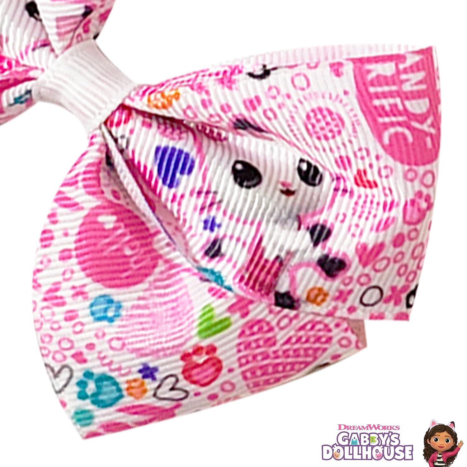 imageBaby Shark Kids Hair Bows Hair Accessories Gift Set 7 Pcs 4 Inch Bundle for Girls Different Character on each Clip Alligator Clip Ages 3 Gabby