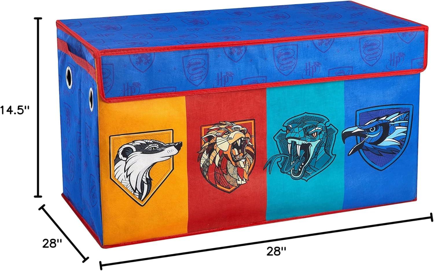 imageBluey Collapsible Storage Trunk Durable Fabric Chest with Soft Lid 285x145x16Kids Room OrganizerHarry Potter