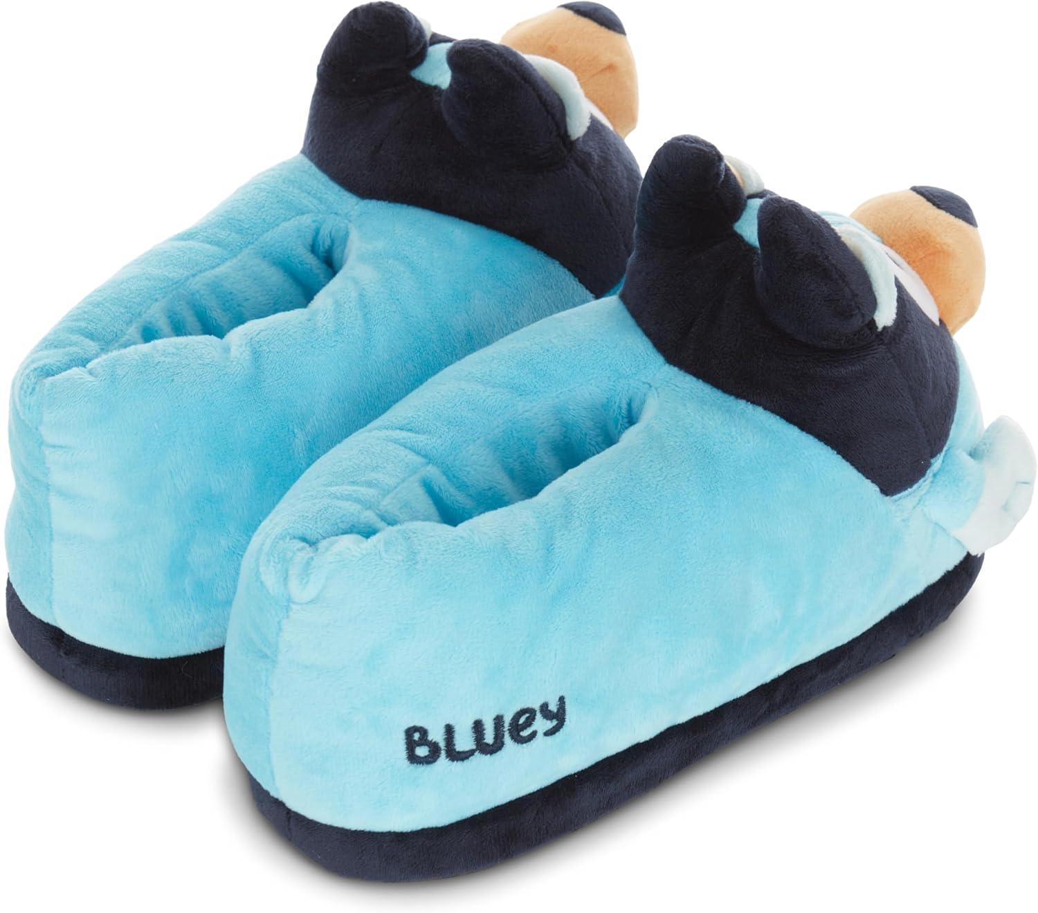 imageBluey Ladies Bingo Slippers Ladies Classic Bingo Big Face Plush Slippers Bandit Chilli amp Bingo 3D Plush Slippers