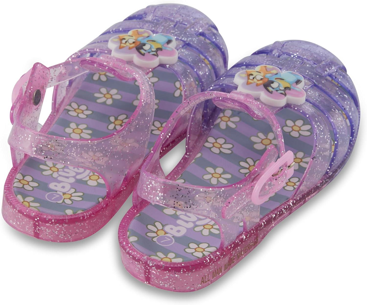 imageBluey amp Bingo Girls Jelly Sandal Jelly Sandals For Girls Featuring Bandit Chilli amp Bingo ShoesPink