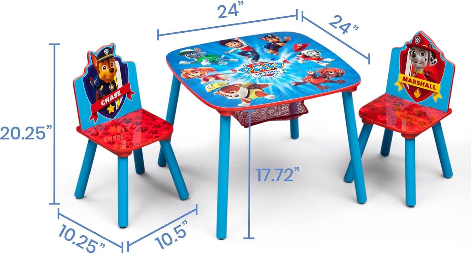 imageDelta Children Bluey Kids Table and Chair Set with Storage 2 Chairs Included Greenguard Gold Certified Ideal for Arts amp Crafts Snack Time Homeschooling Homework amp More BlueMulti Color