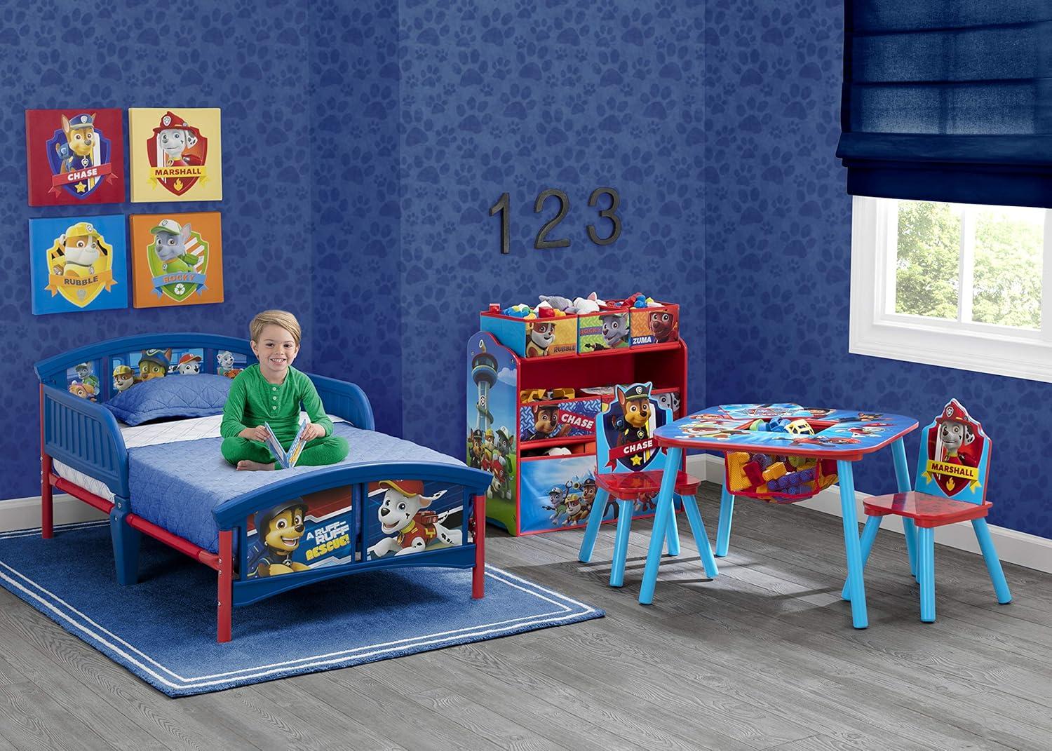 imageDelta Children Bluey Kids Table and Chair Set with Storage 2 Chairs Included Greenguard Gold Certified Ideal for Arts amp Crafts Snack Time Homeschooling Homework amp More BlueMulti Color