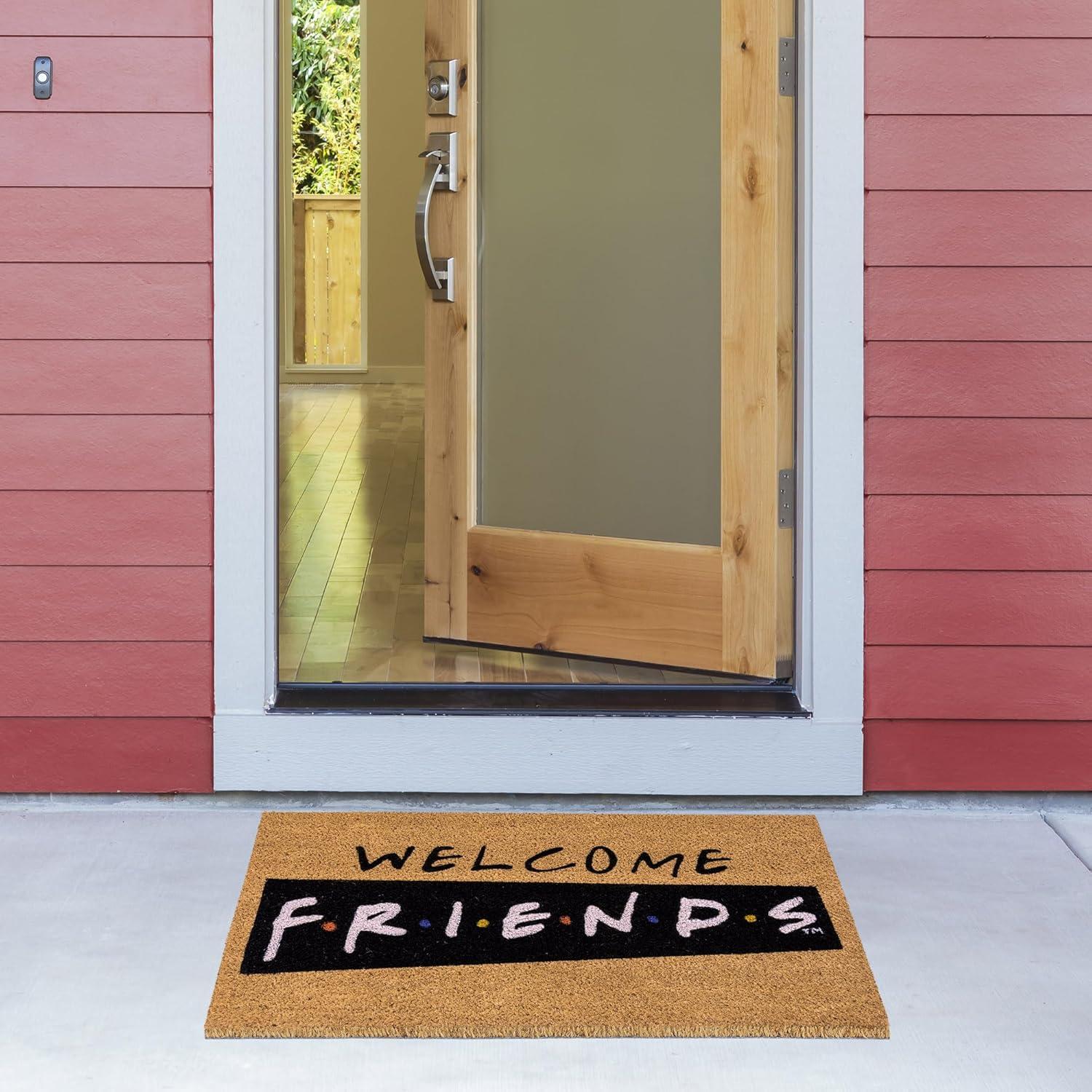 imageGertmenian Bluey Coir Doormat 2x3 Welcome Mat 2Pack Ideal for High Traffic Areas in Front Door Garage Entryway HiBluey Patch 80072Friends Central PerkWelcome