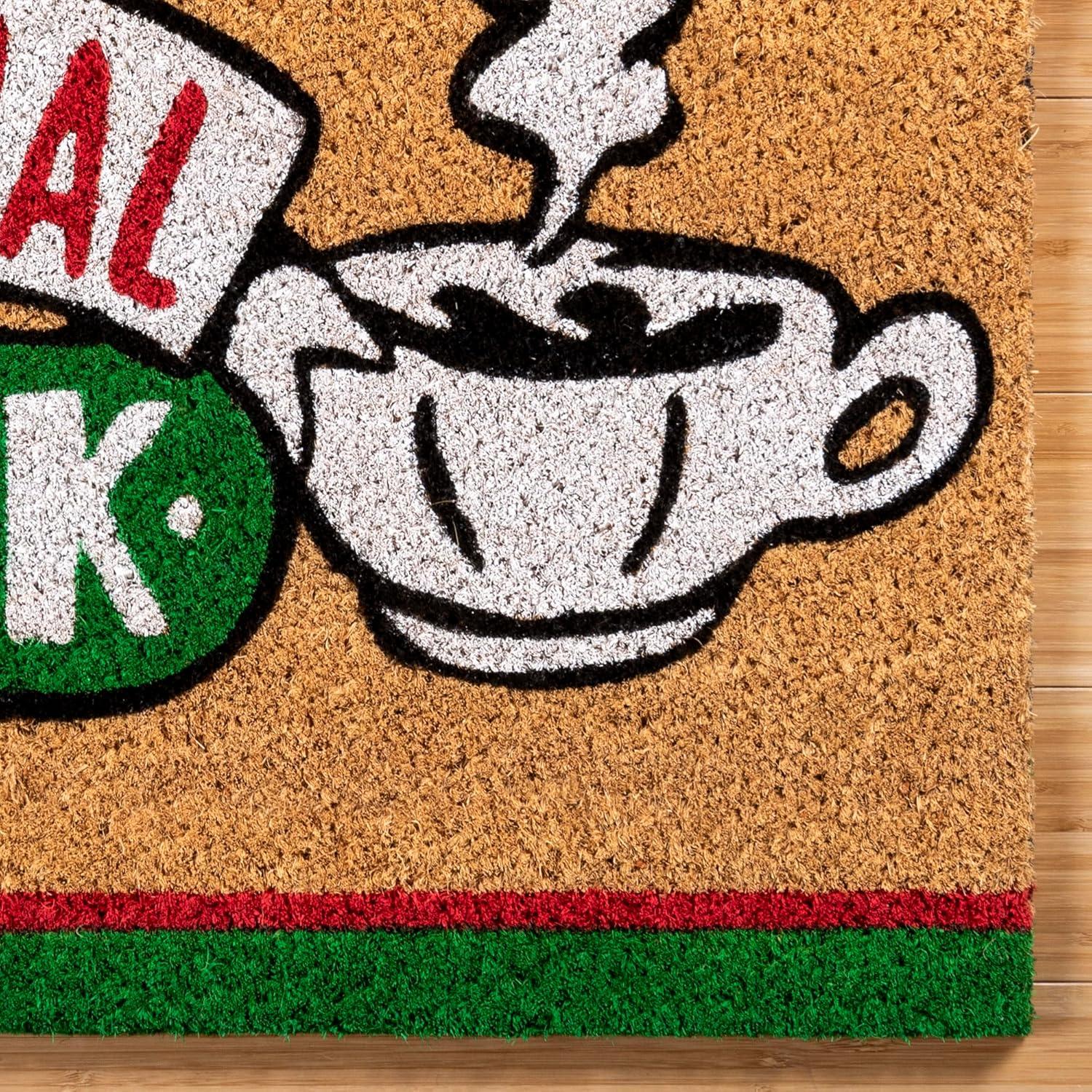 imageGertmenian Bluey Coir Doormat 2x3 Welcome Mat 2Pack Ideal for High Traffic Areas in Front Door Garage Entryway HiBluey Patch 80072Friends Central PerkWelcome