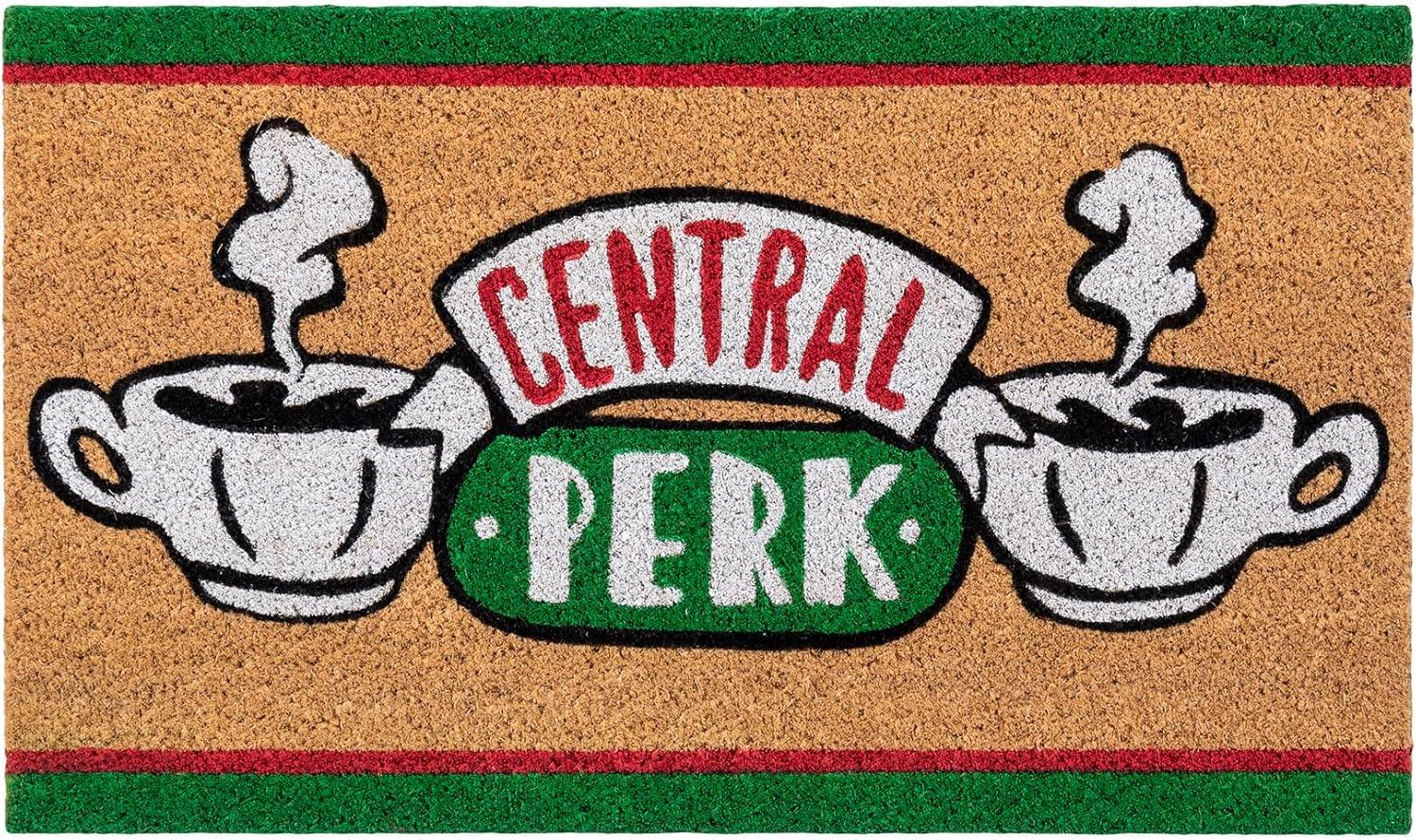 imageGertmenian Bluey Coir Doormat 2x3 Welcome Mat 2Pack Ideal for High Traffic Areas in Front Door Garage Entryway HiBluey Patch 80072Friends Central PerkWelcome