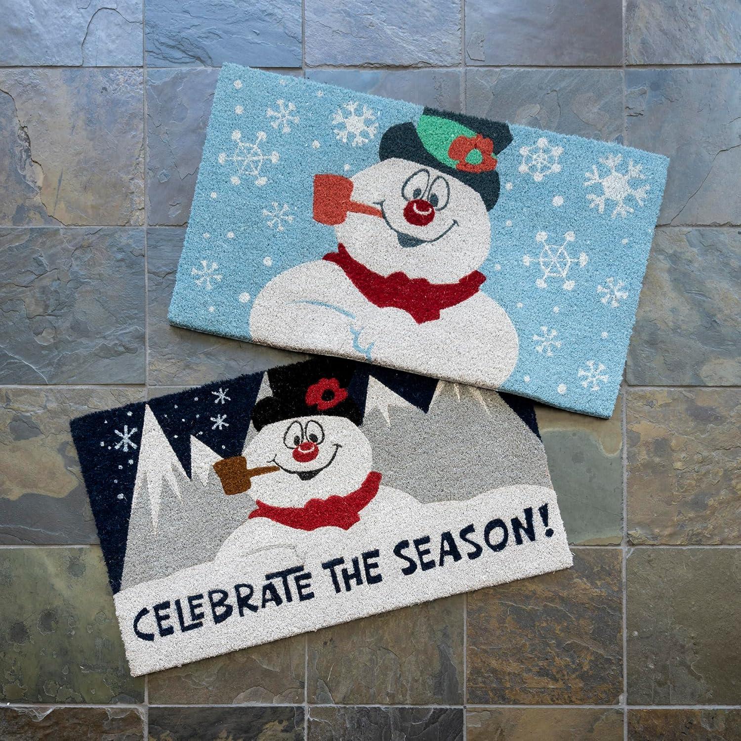 imageGertmenian Bluey Coir Doormat 2x3 Welcome Mat 2Pack Ideal for High Traffic Areas in Front Door Garage Entryway HiBluey Patch 80072Frosty BlueCelebrate