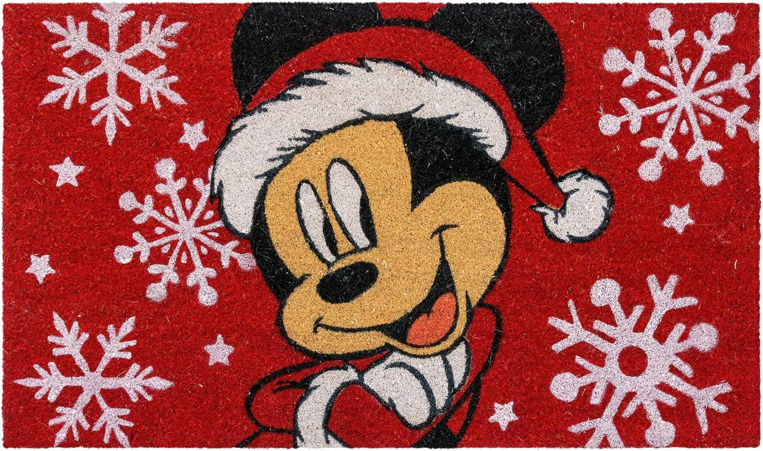 imageGertmenian Bluey Coir Doormat 2x3 Welcome Mat 2Pack Ideal for High Traffic Areas in Front Door Garage Entryway HiBluey Patch 80072Mickey Happy HolidaysSnowflakes