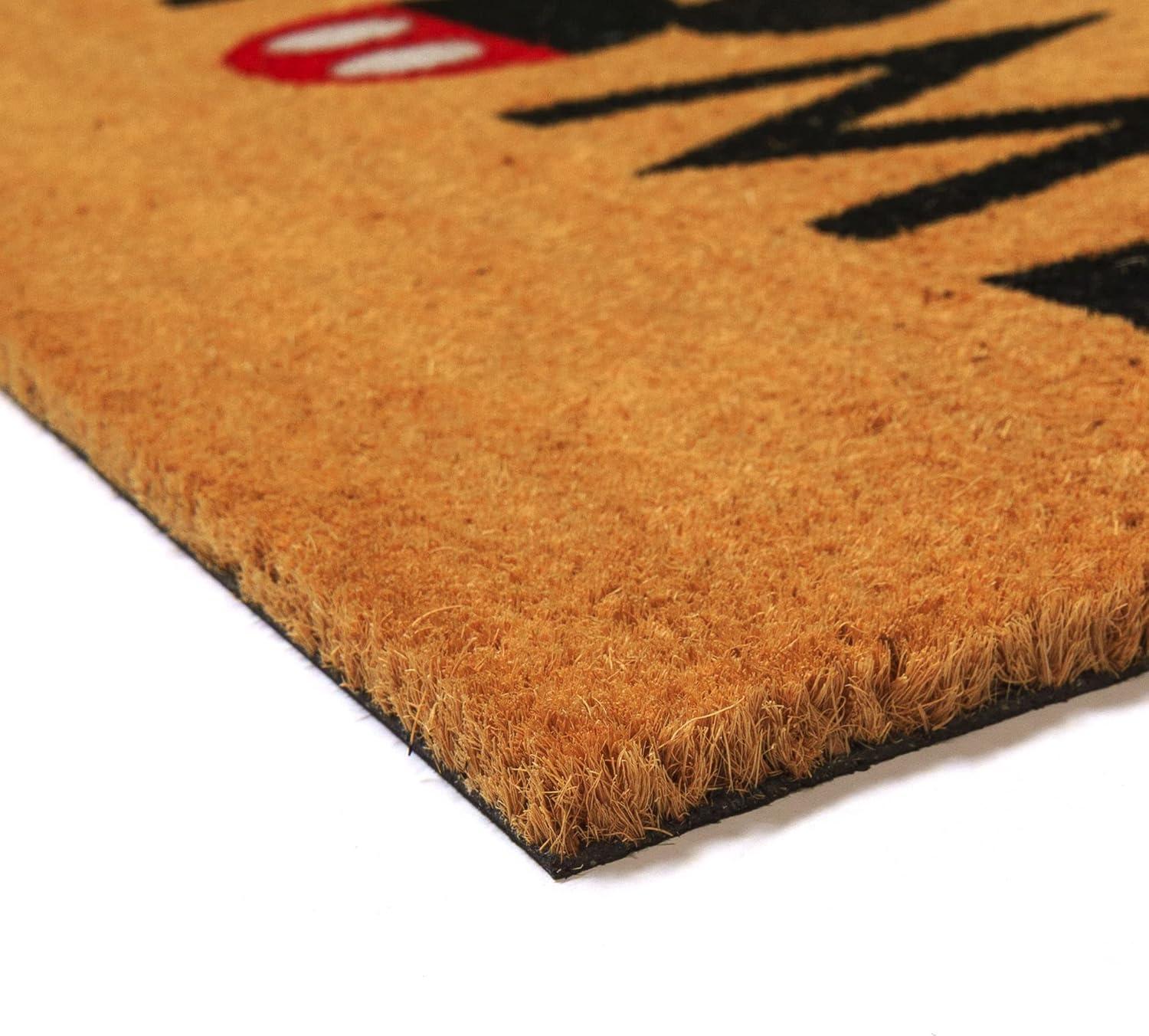 imageGertmenian Bluey Coir Doormat 2x3 Welcome Mat 2Pack Ideal for High Traffic Areas in Front Door Garage Entryway HiBluey Patch 80072Retro Mickey FaceCome on in