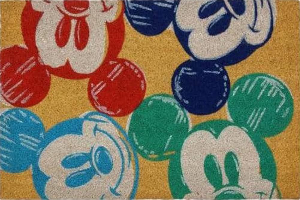 imageGertmenian Bluey Coir Doormat 2x3 Welcome Mat 2Pack Ideal for High Traffic Areas in Front Door Garage Entryway HiBluey Patch 80072Retro Mickey FacesHi There