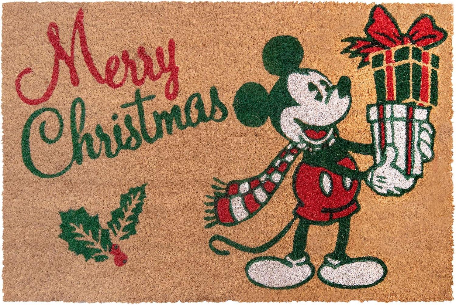 imageGertmenian Bluey Coir Doormat 2x3 Welcome Mat 2Pack Ideal for High Traffic Areas in Front Door Garage Entryway HiBluey Patch 80072Retro Mickey Home for ChristmasMerry Christmas
