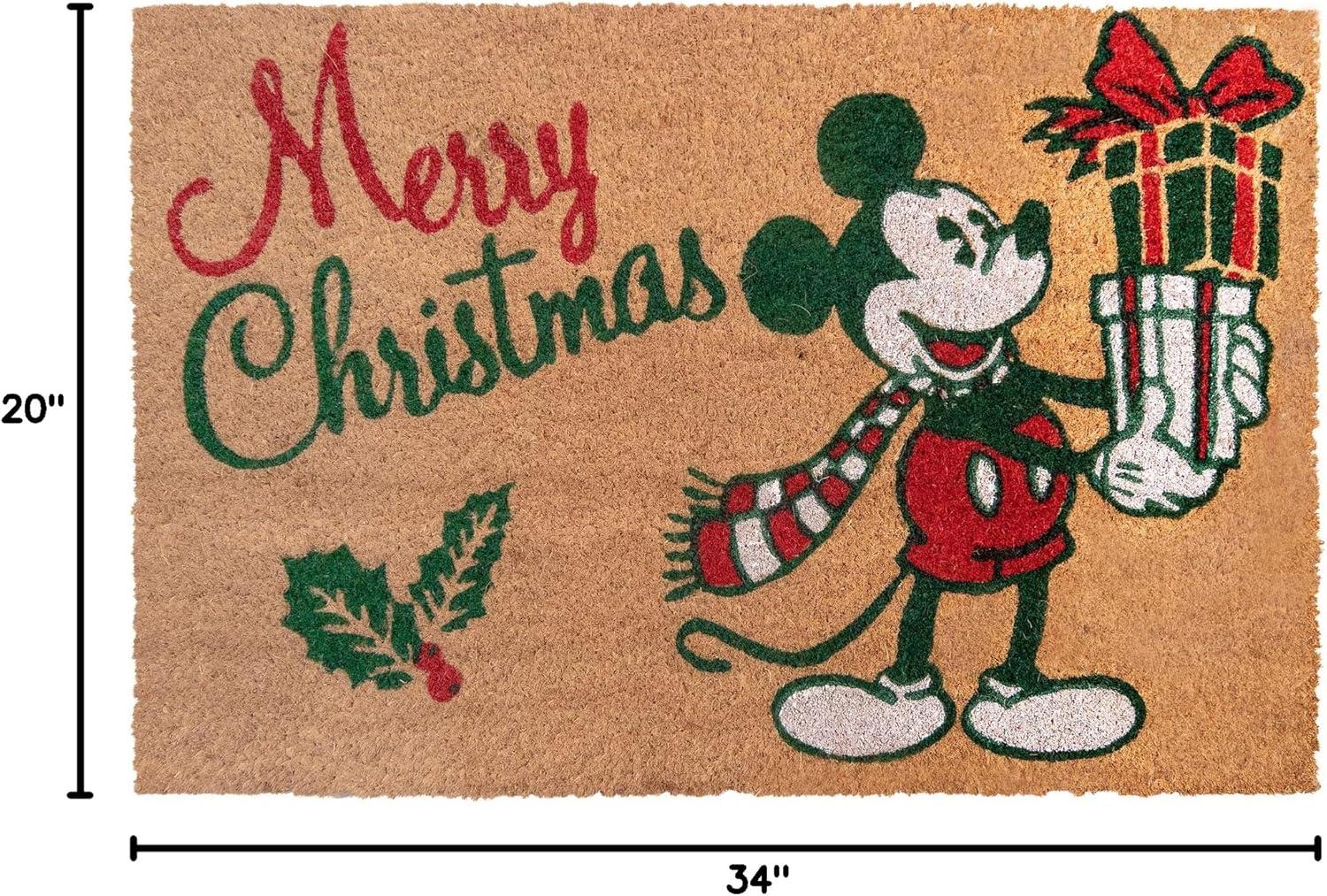 imageGertmenian Bluey Coir Doormat 2x3 Welcome Mat 2Pack Ideal for High Traffic Areas in Front Door Garage Entryway HiBluey Patch 80072Retro Mickey Home for ChristmasMerry Christmas