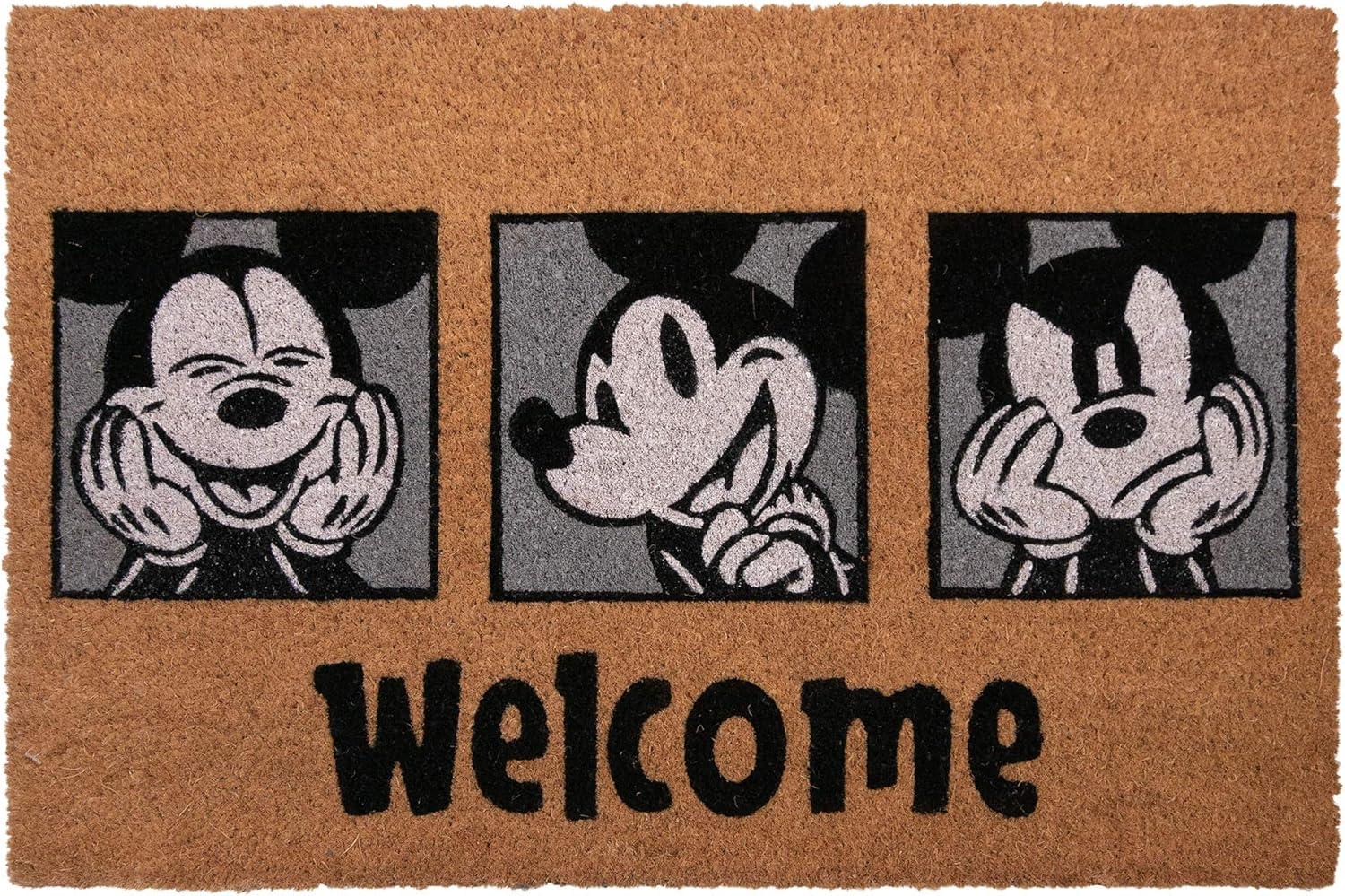 imageGertmenian Bluey Coir Doormat 2x3 Welcome Mat 2Pack Ideal for High Traffic Areas in Front Door Garage Entryway HiBluey Patch 80072Retro Mickey HomeWelcome