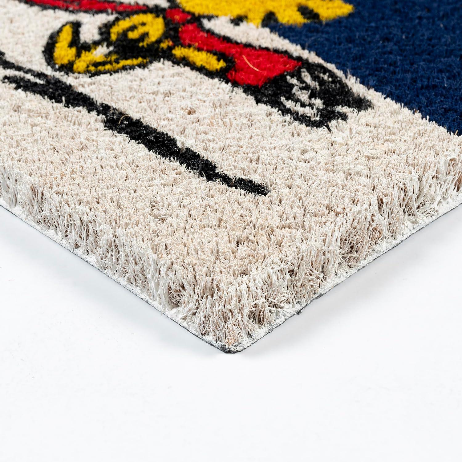imageGertmenian Bluey Coir Doormat 2x3 Welcome Mat 2Pack Ideal for High Traffic Areas in Front Door Garage Entryway HiBluey Patch 80072Snoopy SnowflakesDog House Lights